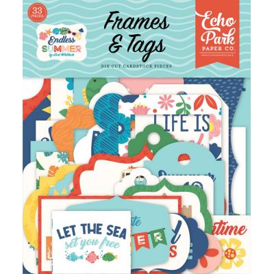 Echo Park Endless Summer Die Cuts - Frames & Tags